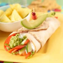 Tasty Avocado Turkey Wrap