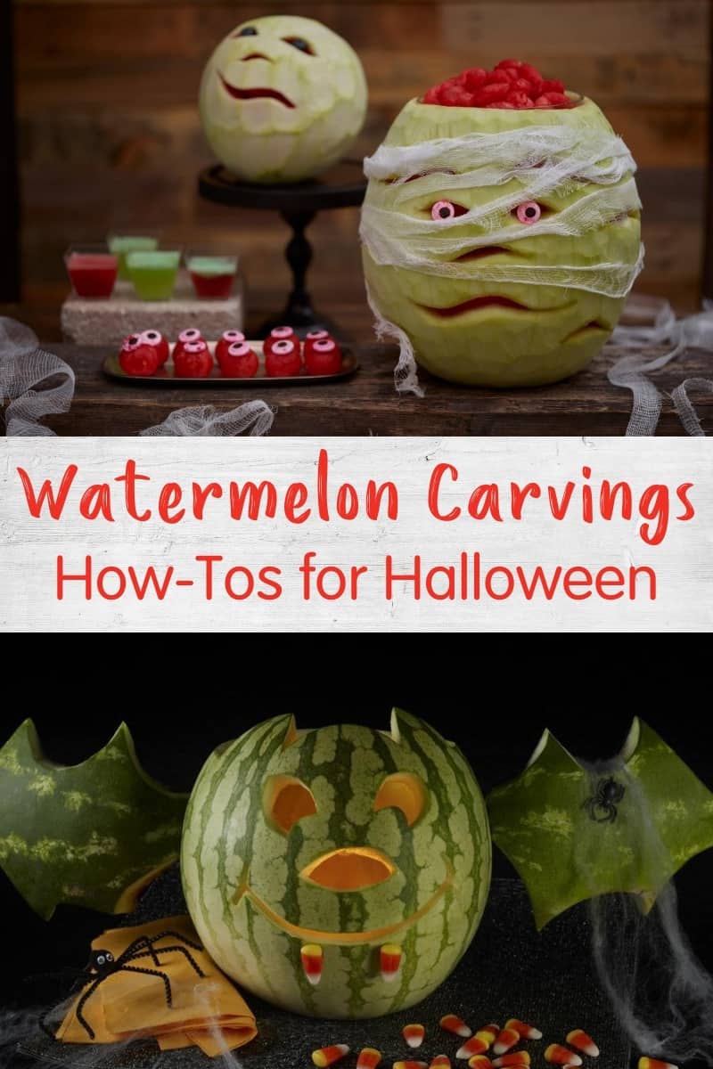 How to carve a watermelon for Halloween