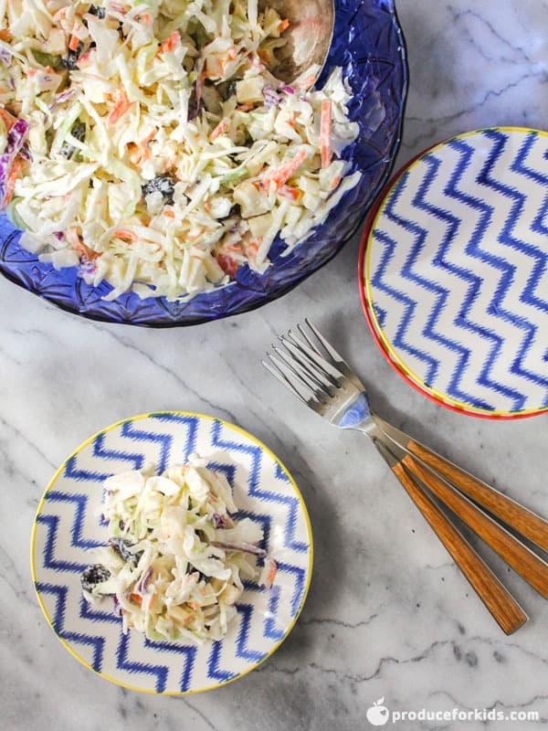 Apple & Dried Cherry Coleslaw