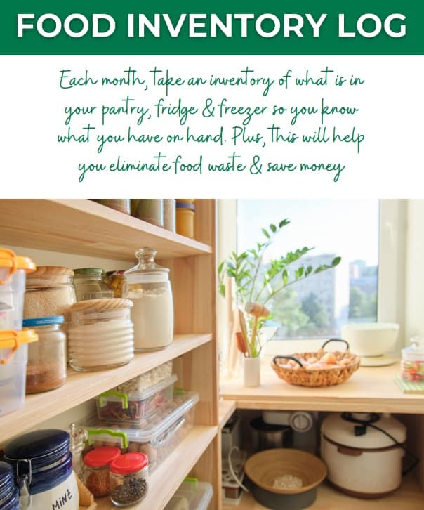 Free Printable Monthly Meal Planner