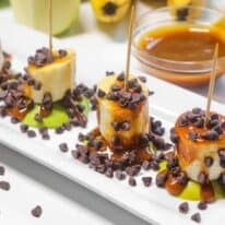 Caramel Apple Banana Bites