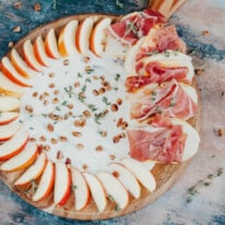 Healthy Whipped Ricotta Board with Apples