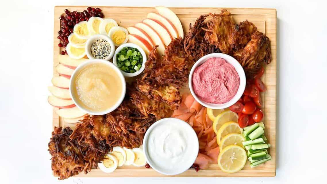 Latke Toppings
 Board